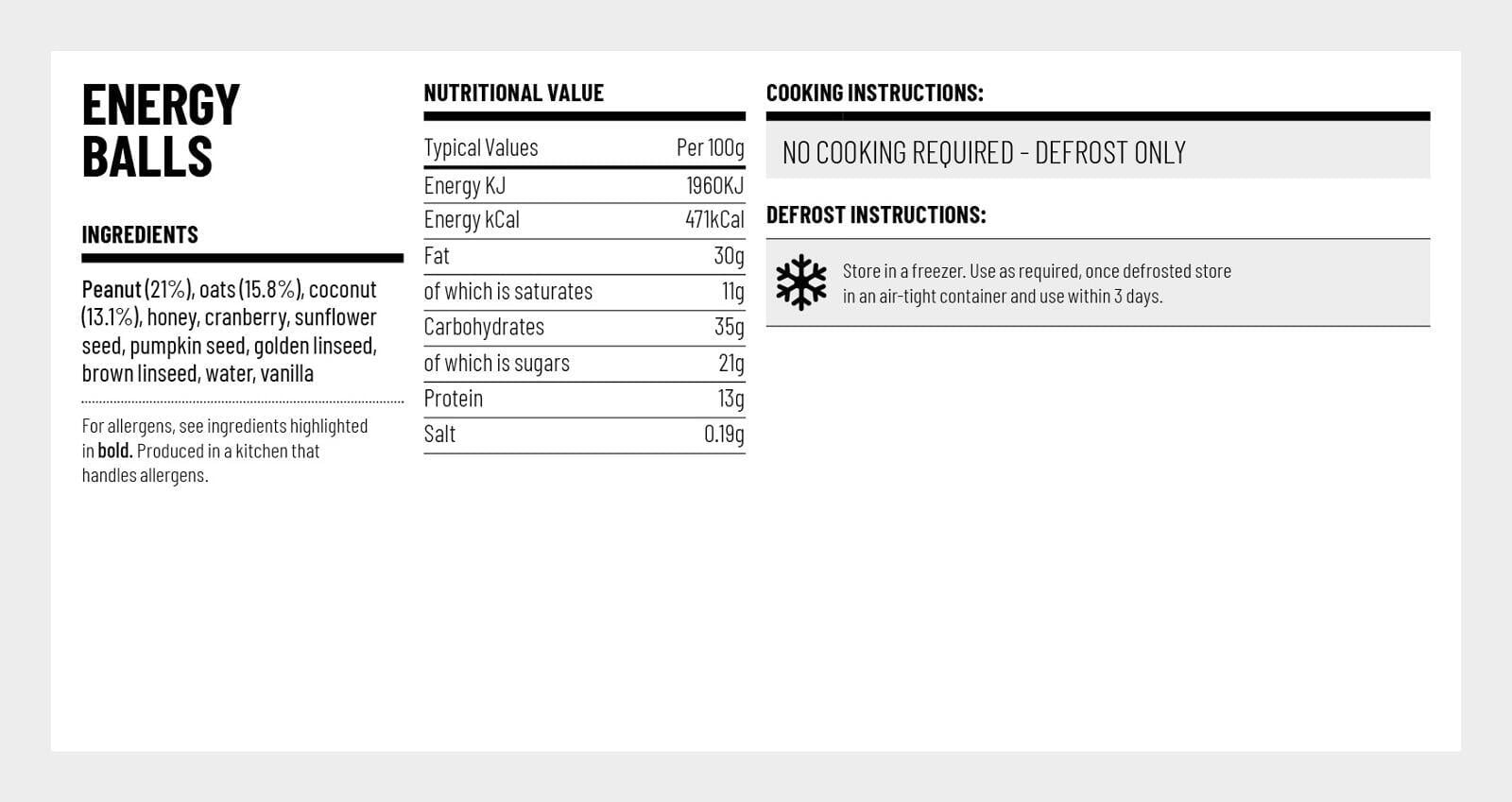 Energy Balls High In Nutrition Snack Eatto.ie